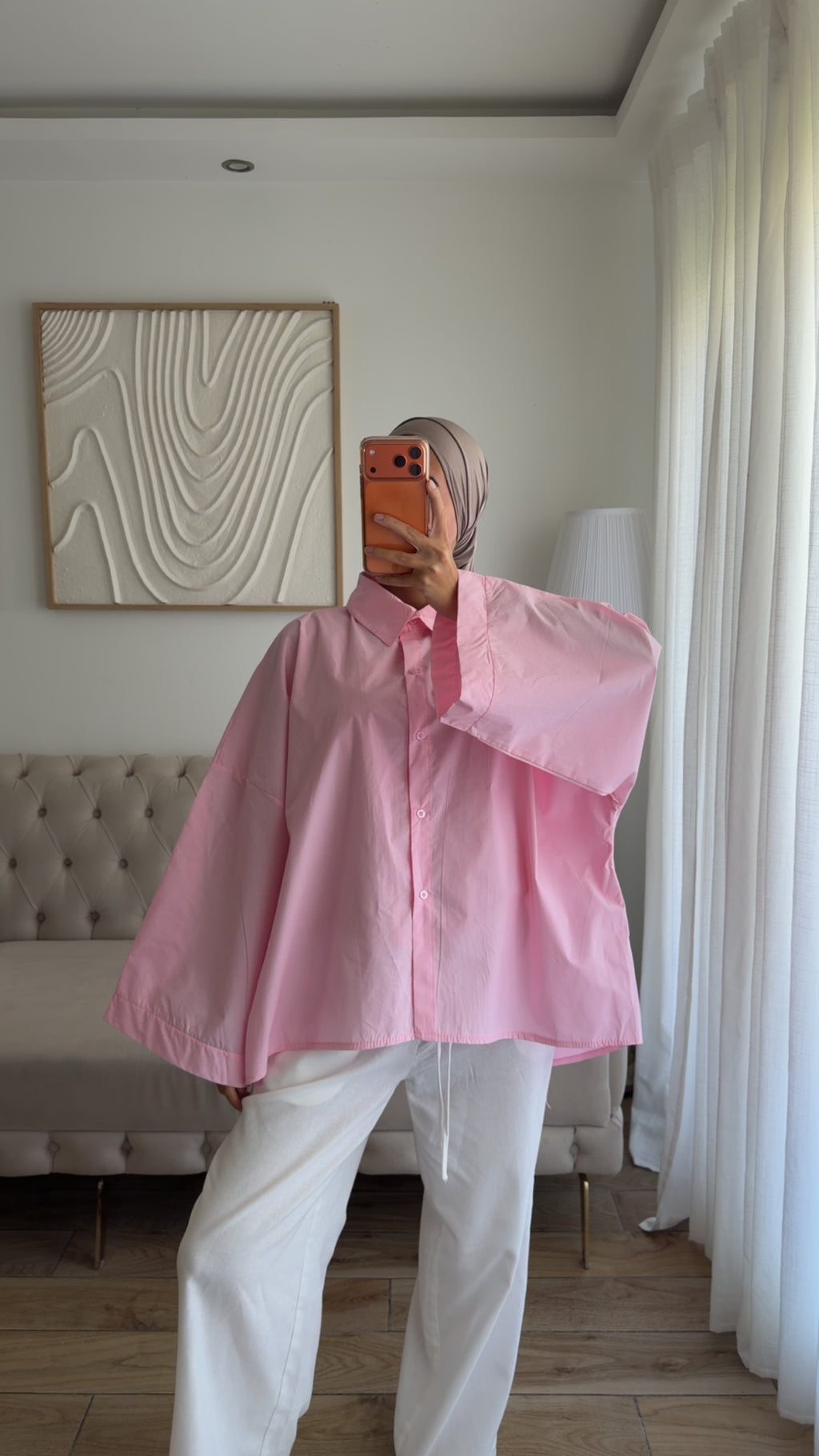 CHEMISE OVER (PINK)