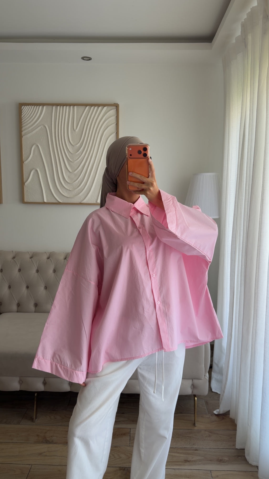 CHEMISE OVER (PINK)