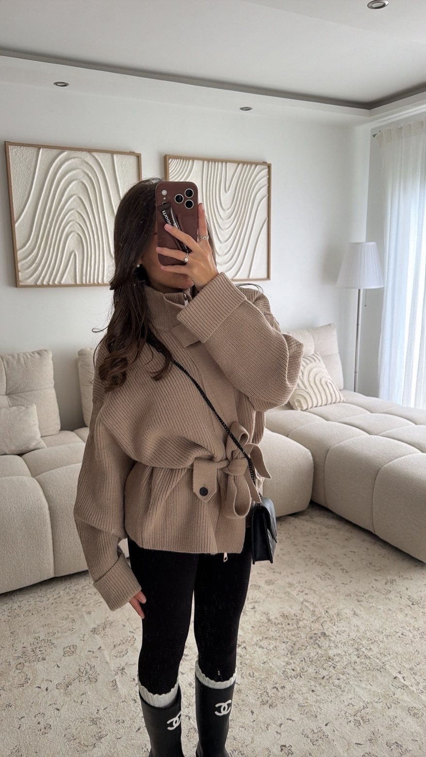 CARDIGAN | TAUPE |