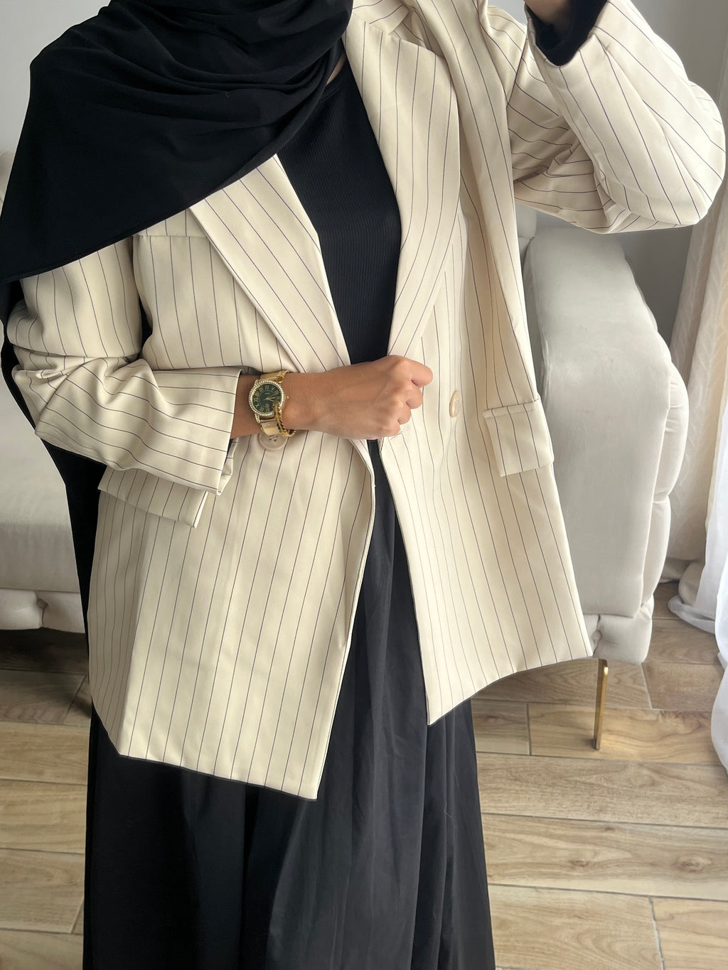 BLAZER RAYURE