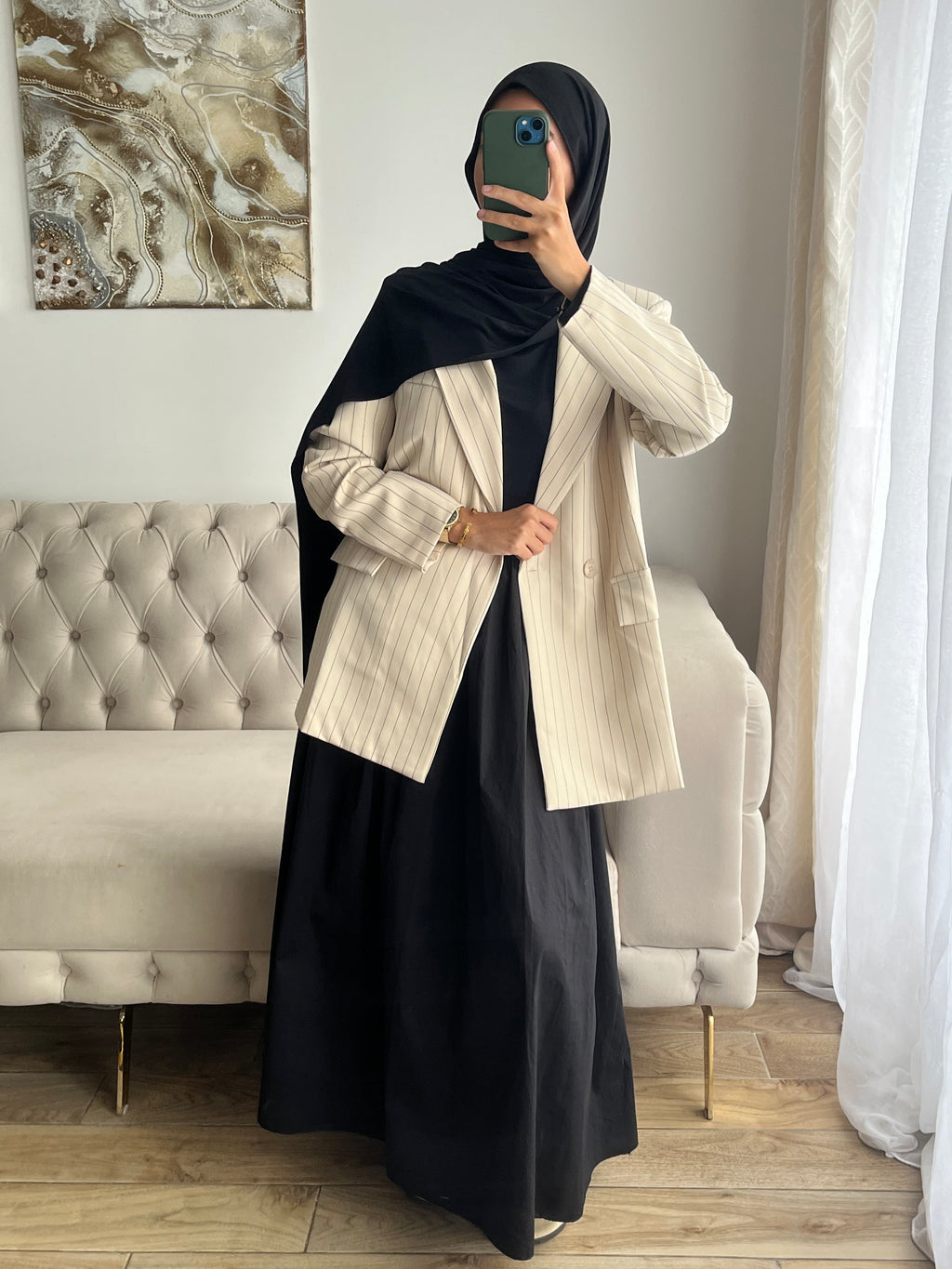 BLAZER RAYURE