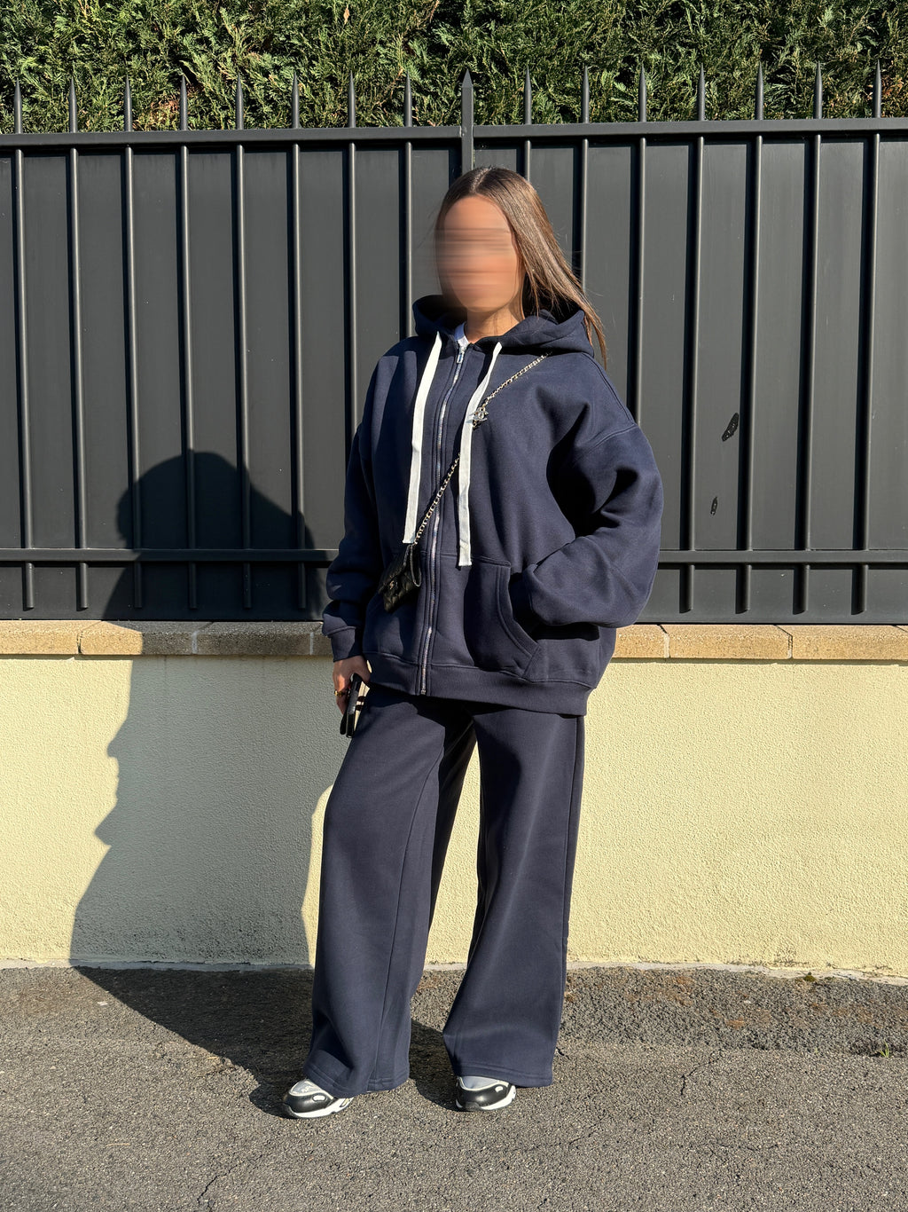 GILET ZIP NAVY