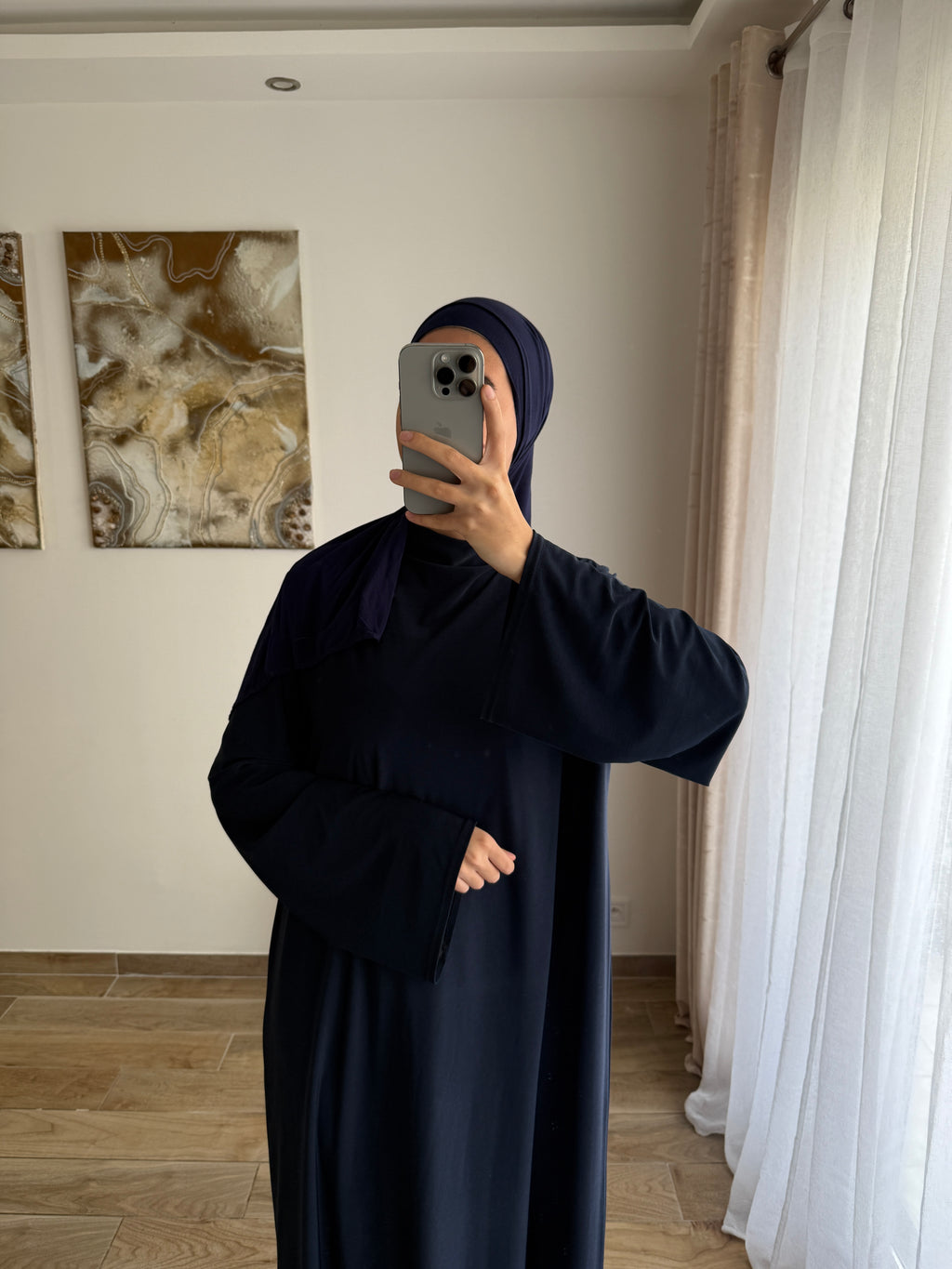 ROBE BASIC [NAVY]
