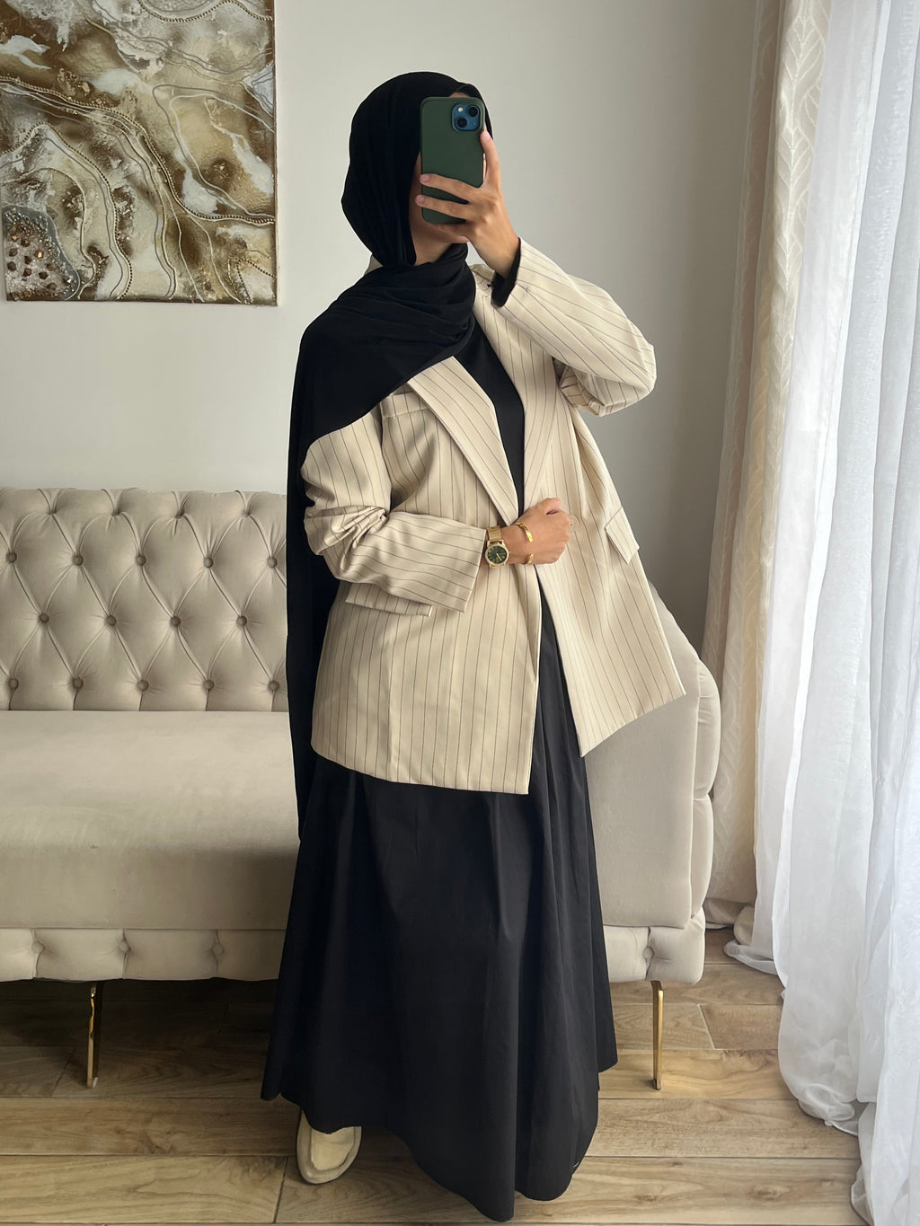 BLAZER RAYURE