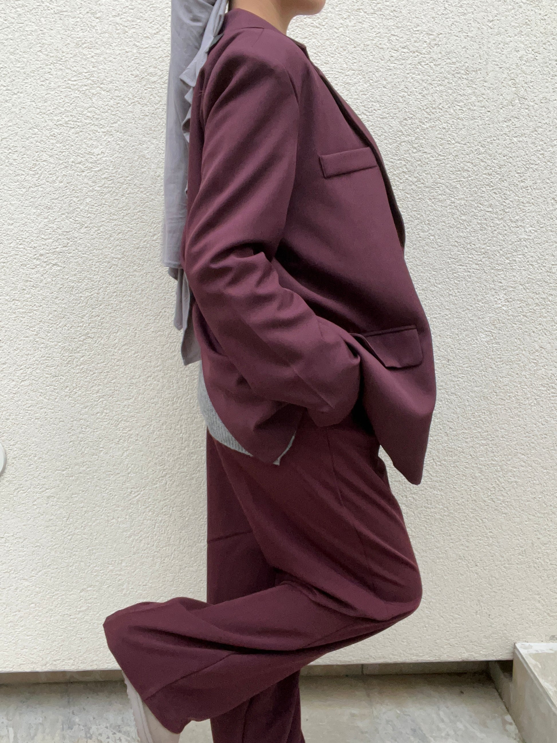 Pantalon bordeaux 