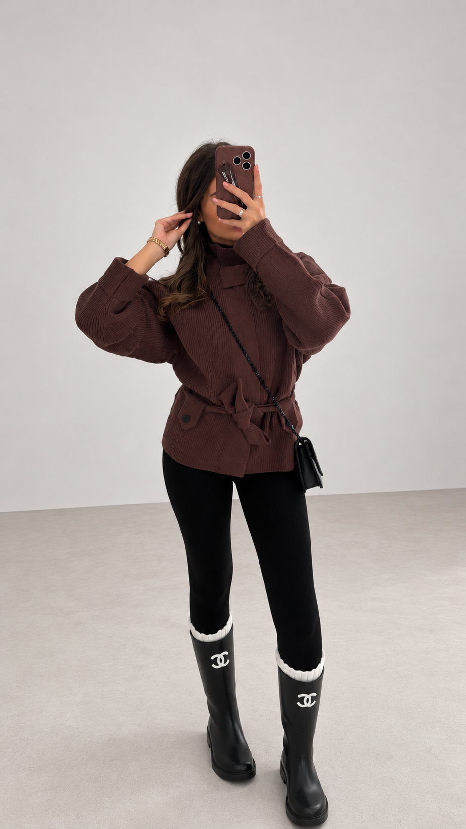 CARDIGAN | MARRON |