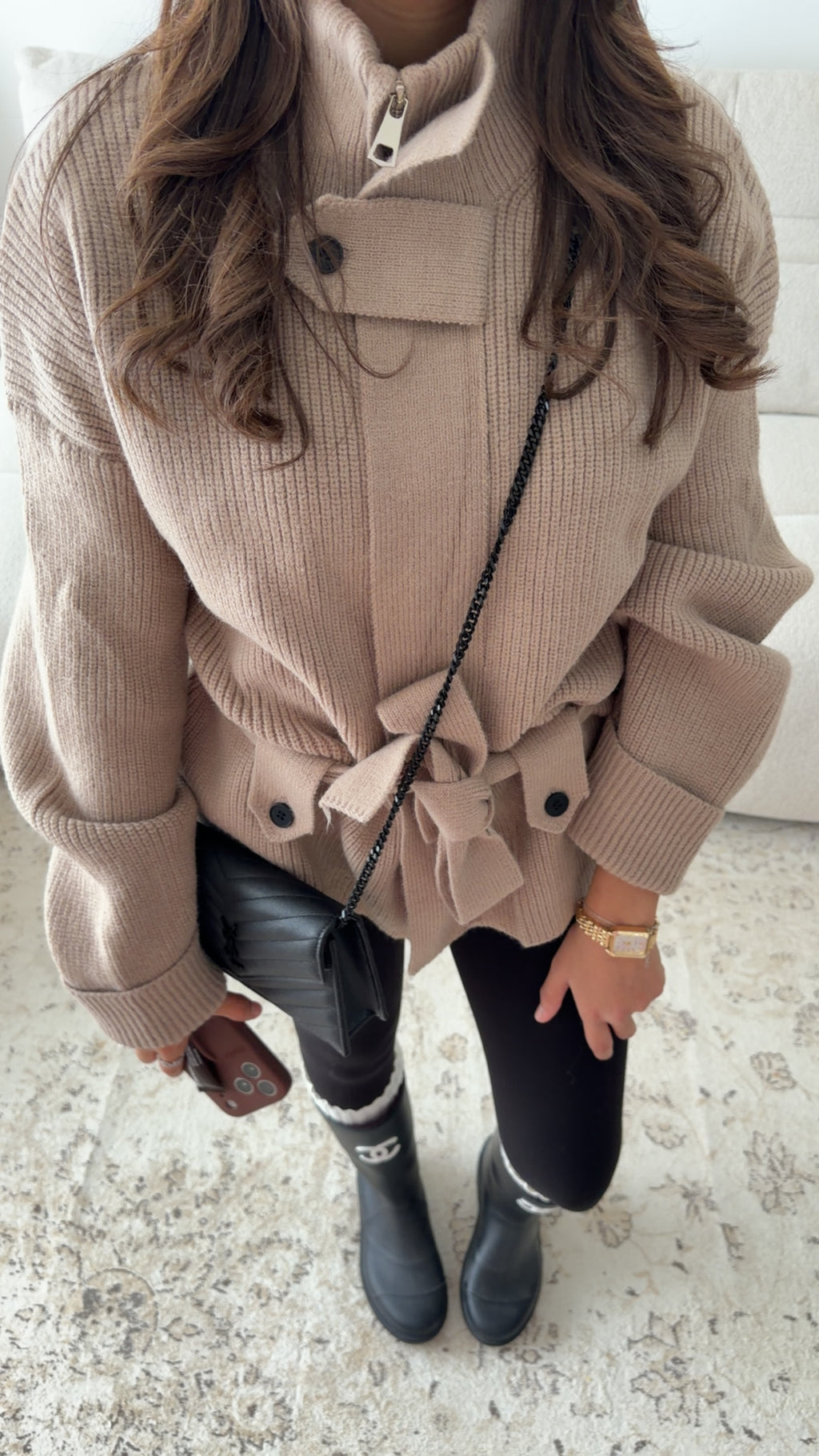 CARDIGAN | TAUPE |