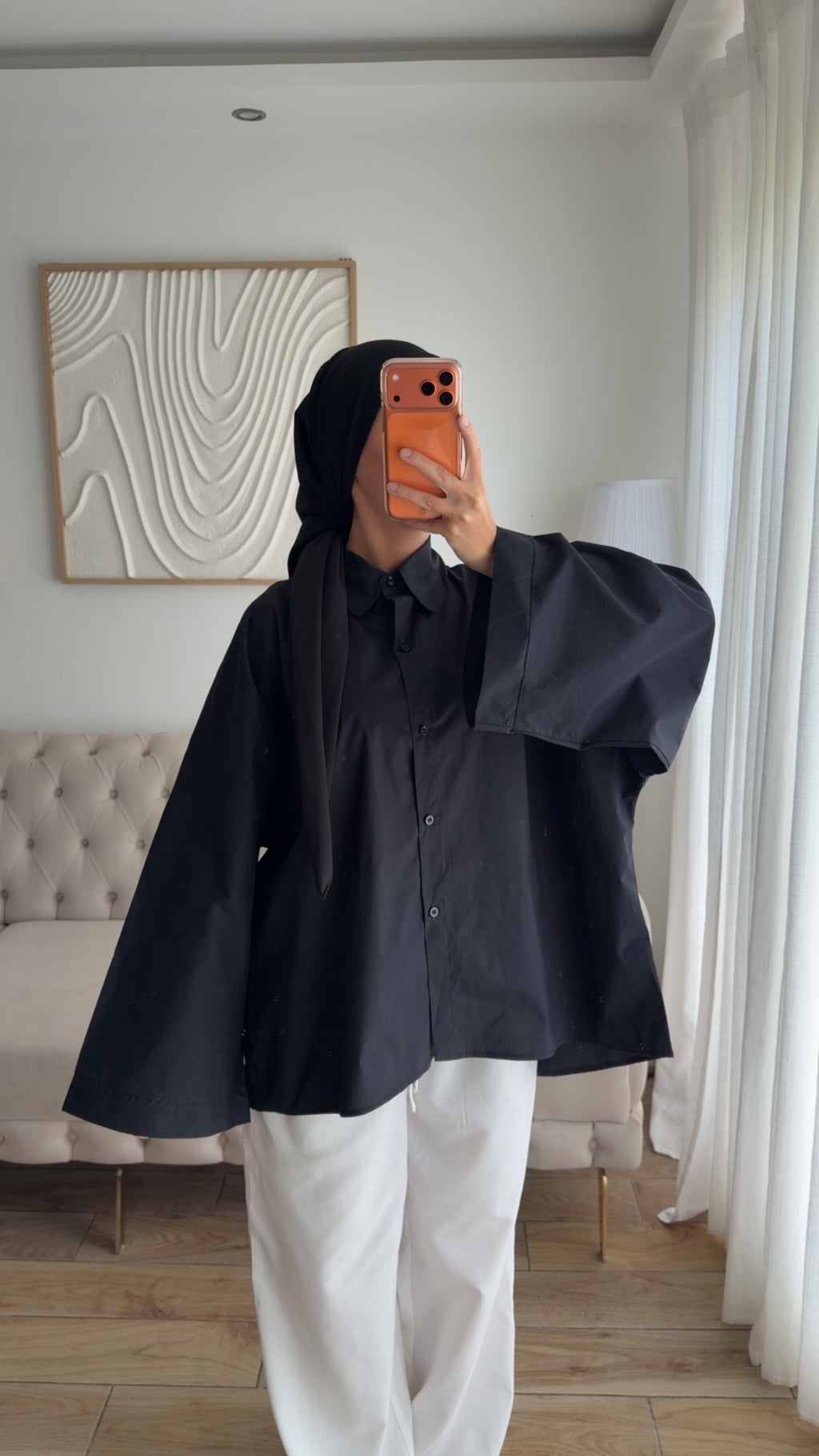 CHEMISE OVER (BLACK)