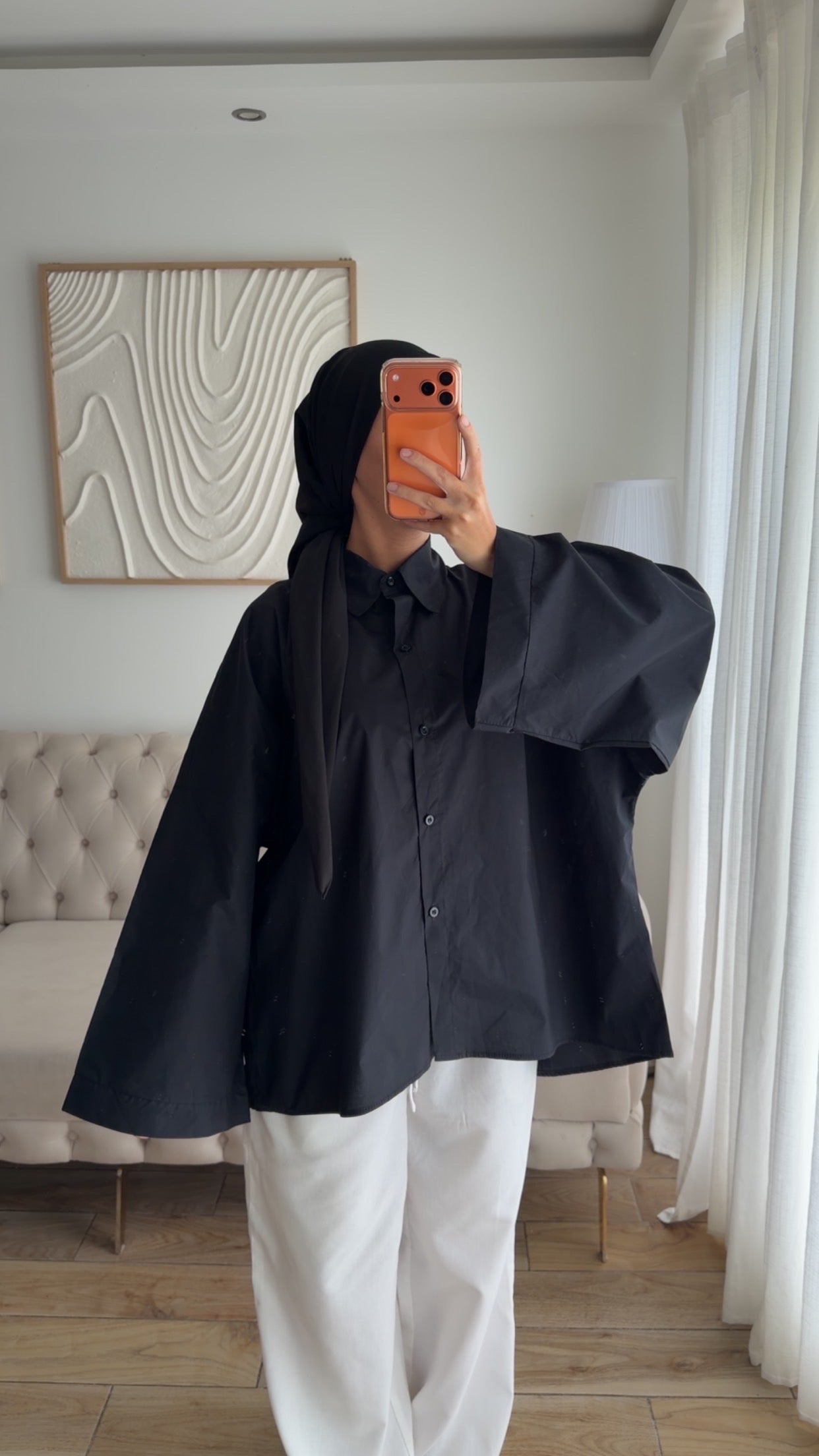 CHEMISE OVER (BLACK)