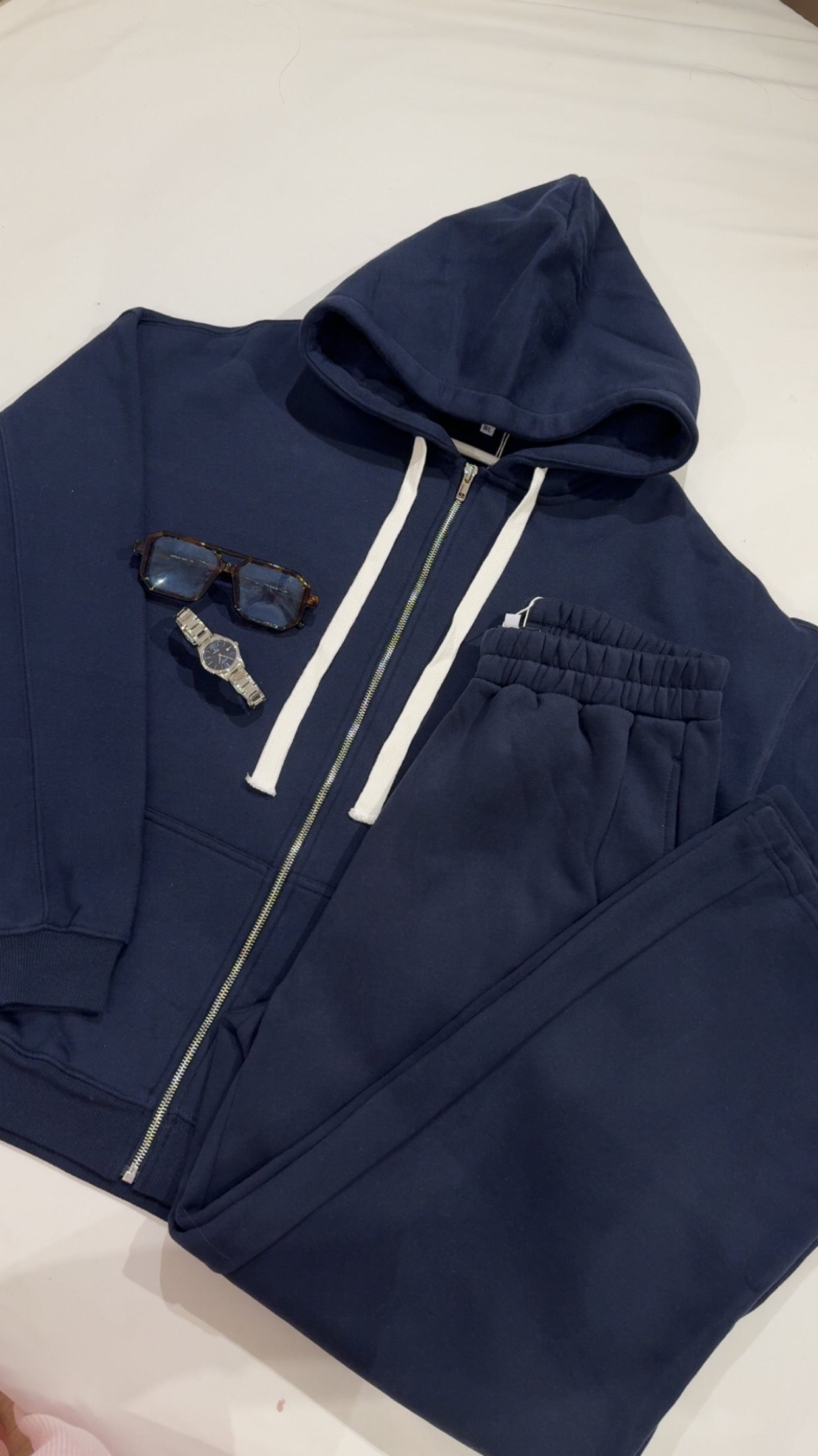 GILET ZIP NAVY